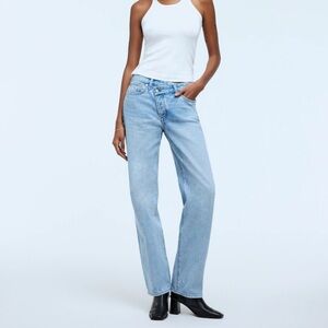 NWT Madewell Low-Slung Straight Jeans Sz 33